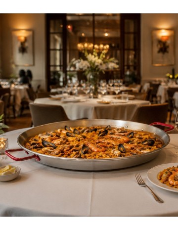 Paella Pulida Steel Pro - Lacor 2