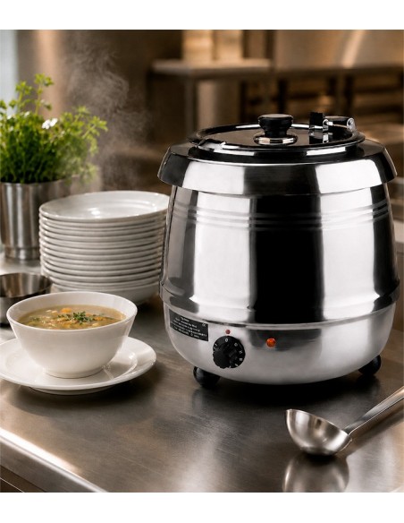 Olla Calentador de Sopa Inox 10L - Lacor
