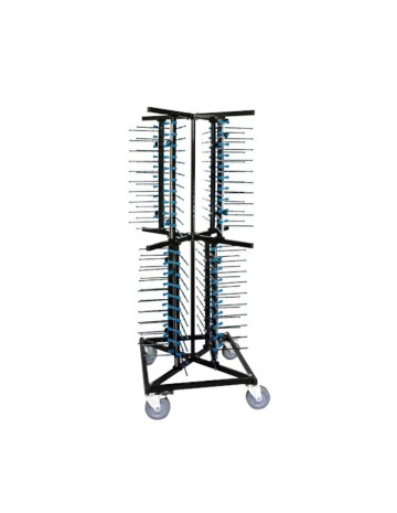Carro Portaplatos Black 58x58x174,5 cm - Lacor