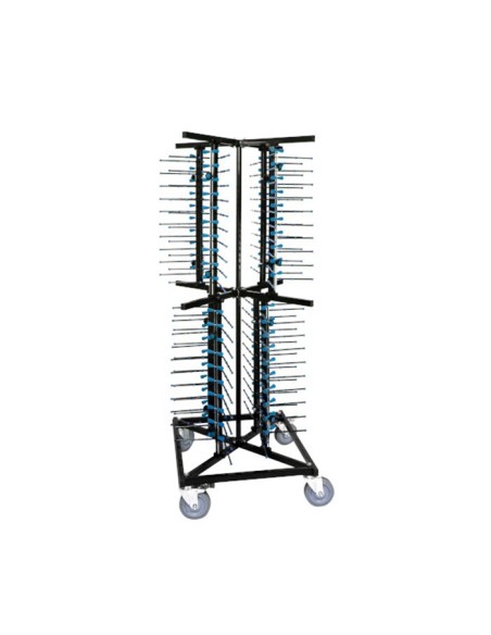 Carro Portaplatos Black 58x58x174,5 cm - Lacor