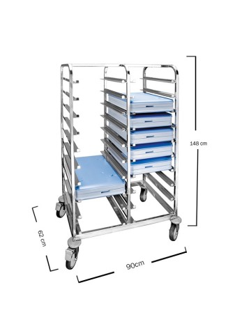 Carro Portabandejas 90x62x148cm - Lacor 2