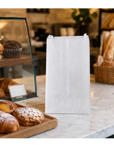 Bolsa de Papel Blanca Ecológica | Reciclable y Reutilizable