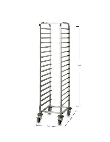 Carro Portabandejas 58x69x173cm - Lacor 2