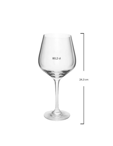Copa borgoña 80,2cl "FENIX" (6uds) 2