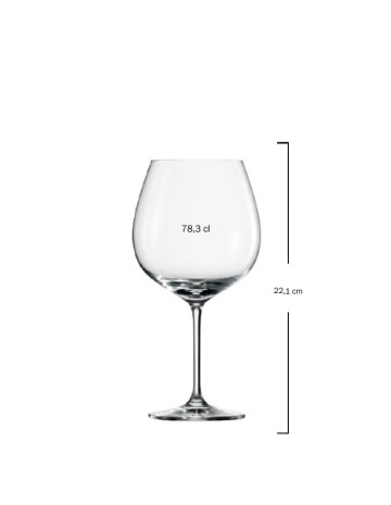 Copa borgoña 78,3cl "IVENTO" (6uds) 2
