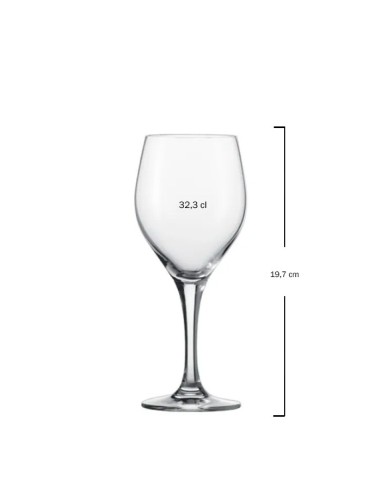 Copa borgoña 32,3cl MONDIAL Zwiesel (6uds)