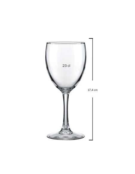 Copa Merlot 23cl de Vicrila (6uds)