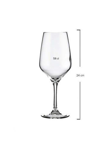 Copa vino Taboo 58cl de Cegeco/Alar (6Uds)