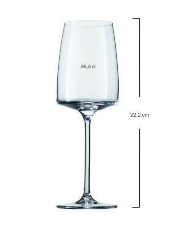 Copa de Champagne 36,3cl “SENSA” (6uds) Light and Fresh de Schott Zwiesel. 2