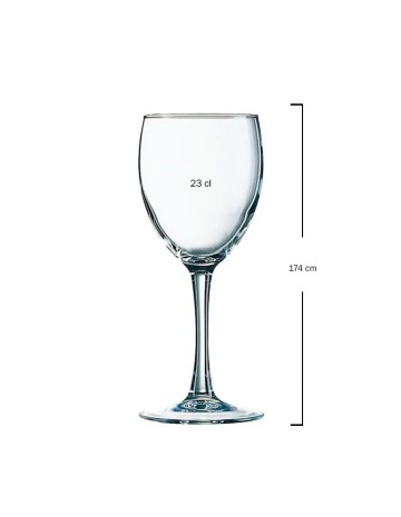 Vaso 23cl "PRINCESA" (48uds) 2
