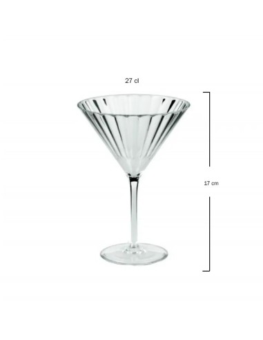 Copa de Cóctel Kala Transparente 27cl (12 Uds)