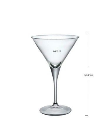 Copa de cóctel Ypsilon 24,5cl (6uds) 2