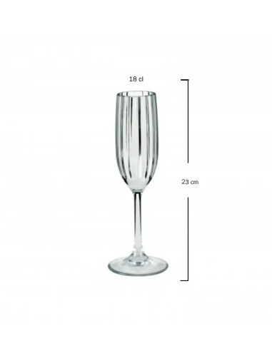 Copa Flauta Kala Transparente 18cl (12 Uds)