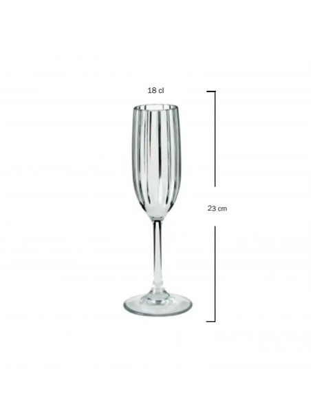Copa Flauta Kala Transparente 18cl (12 Uds)
