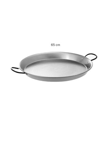 Paellera Profesional Acero Pulido 2