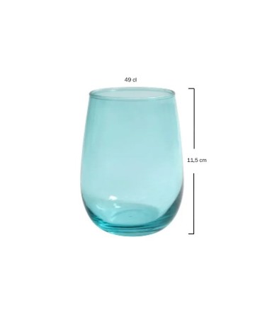 Vaso azul 49cl DUCALE Soler Hispania (6uds) 2