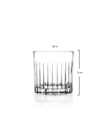 Vaso bajo 36cl "TIMELESS" HOSTELJIEL (6uds) 2