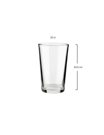 Vaso caña lisa 20cl de Vicrila (24uds) 2