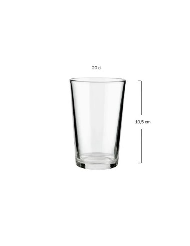 Vaso caña lisa 20cl de Vicrila (24uds)