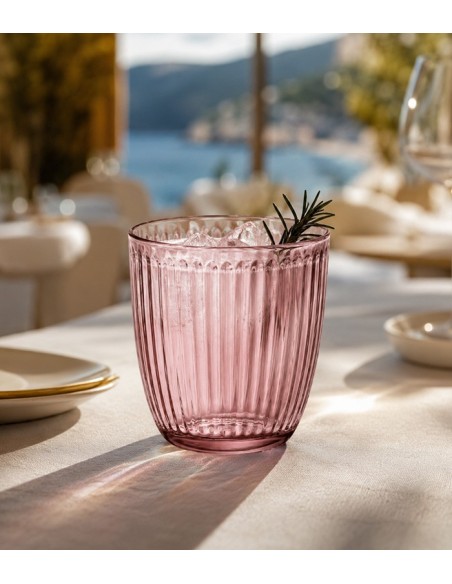 Vaso Line Rosa 29cl de ADI (6Uds)