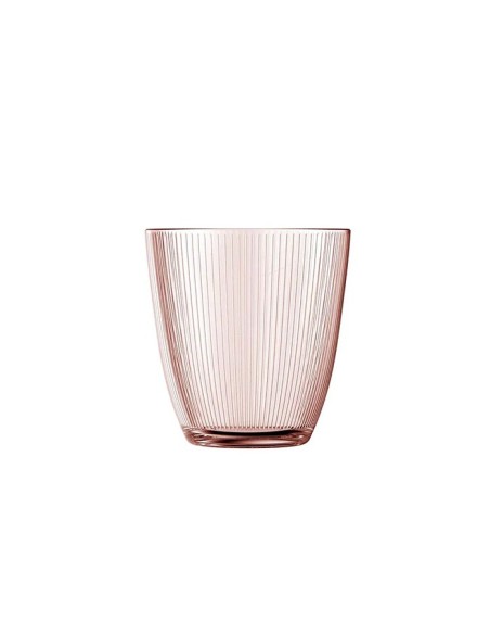 Vaso rosa alto 31cl Stripy de ADI (6Uds)