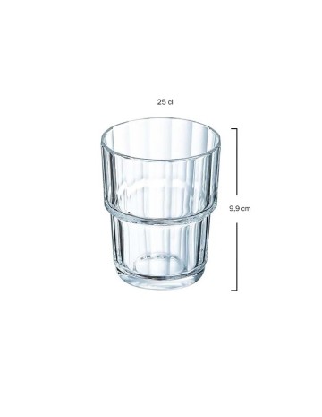 Vaso vino 25cl NORUEGA de Adi (6Uds) 2