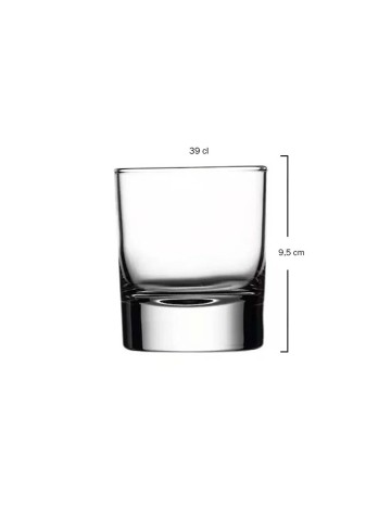 Vaso Whisky bajo 39cl "SIDE" Cegeco/Alar (12Uds) 2