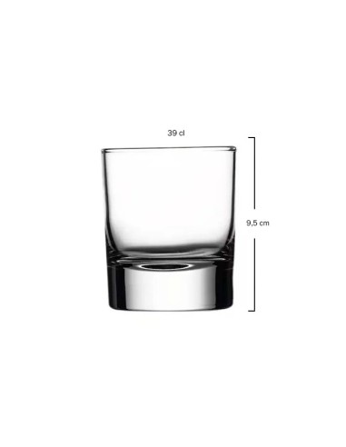 Vaso Whisky bajo 39cl "SIDE" Cegeco/Alar (12Uds)