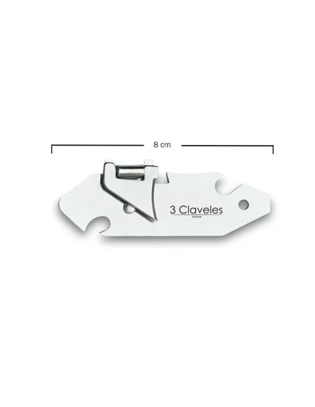 Abrelatas explorador 8cm de 3 Claveles