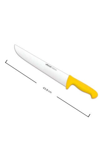 Cuchillo carnicero 30cm amarillo (1ud) 2