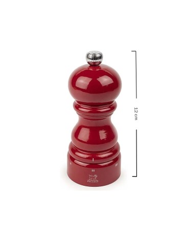 Molinillo sal Lacado rojo 12cm 2