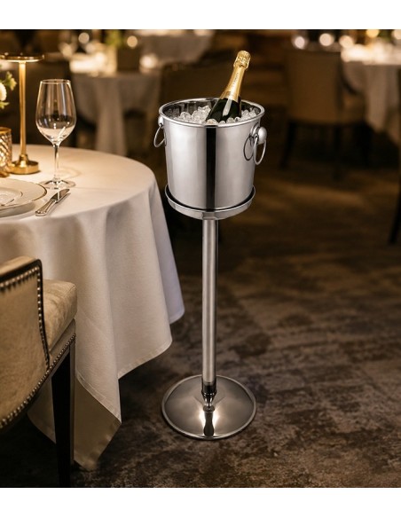Pie Cubo Champagnera 2 botellas de Comas