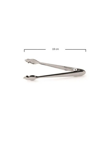 Pinza hielo inox con muelle 2