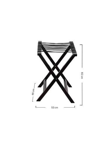 Soporte Tijera 53x46x82cm negro de Soler Hispania