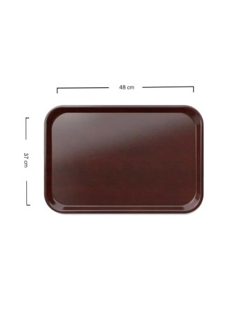 Bandeja Caoba brillo C1 48x37cm Decor (24Uds) 2