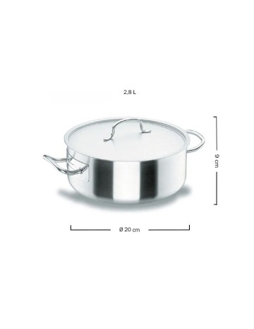Cacerola Baja con Tapa - Lacor 2