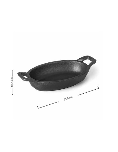 Mini Cacerola Oval Hierro Fundido - Pujadas