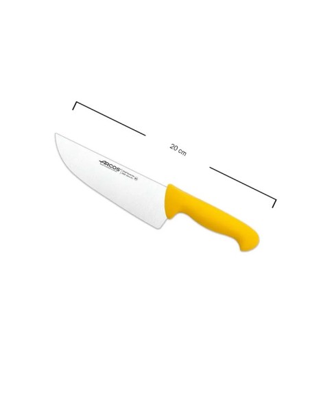 Cuchillo carnicero 20cm amarillo de Arcos