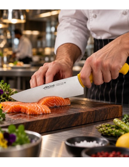Cuchillo carnicero 20cm amarillo de Arcos