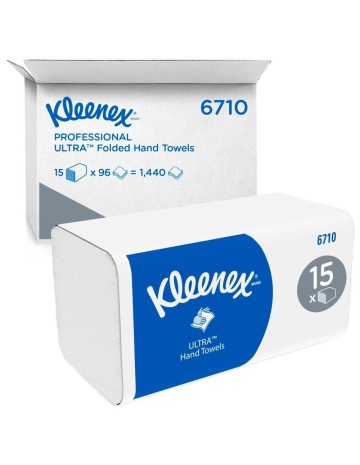 Toalla Secamanos Plegada 3C Ultra - Kleenex (1440Uds)
