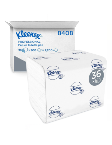 Papel Higiénico Plegado 2C - Kleenex (7200Uds)