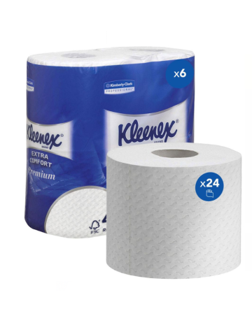 Rollo Papel Higiénico 4C Ultra - Kleenex (24Uds)