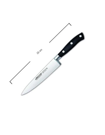 Cuchillo cocina negro 15cm Riviera de Arcos 2