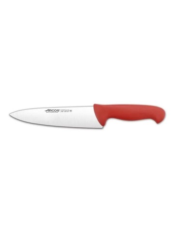 Cuchillo cocinero Arcos rojo 20cm