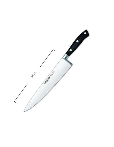 Cuchillo cocinero negro 25cm Riviera de Arcos