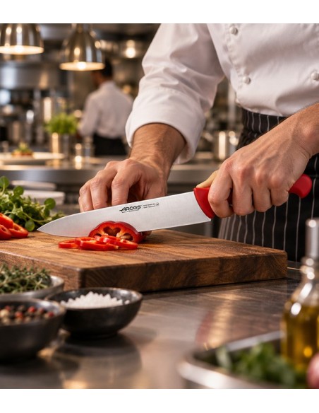 Cuchillo Cocinero rojo 25cm ARCOS