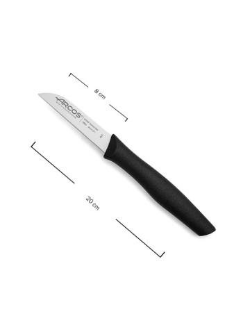 Cuchillo mondador negro Nova de Arcos 2
