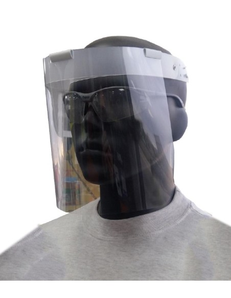 Pantalla protectora con visera