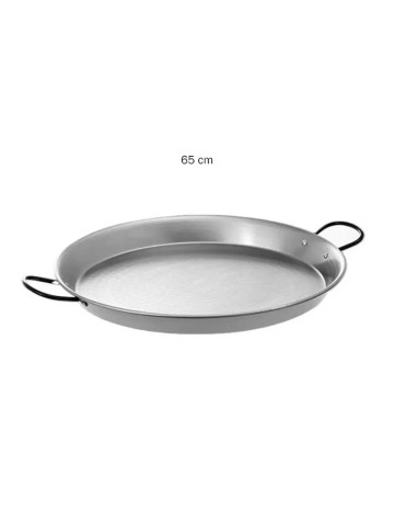 Paellera Profesional Acero Pulido 2