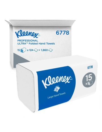 Toalla Secamanos Plegada 2C Ultra - Kleenex (1860Uds)